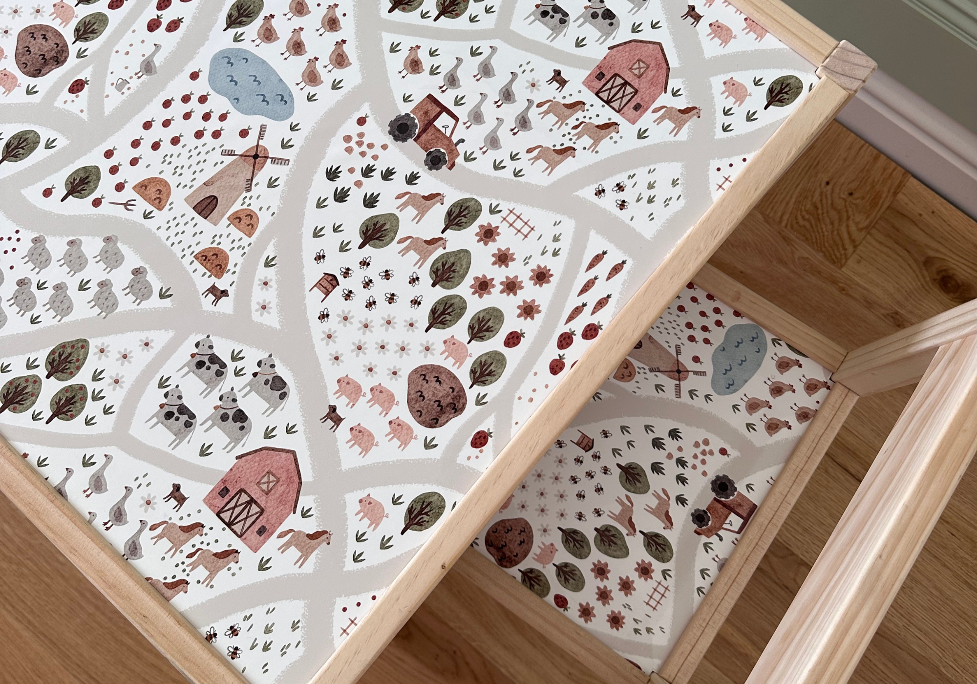 wipeable latt table stickers