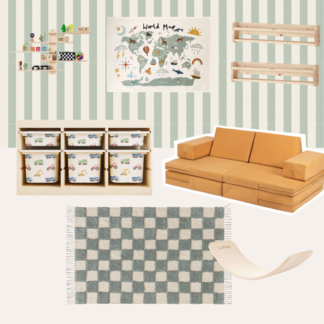 Room styling with IKEA Trofast unit