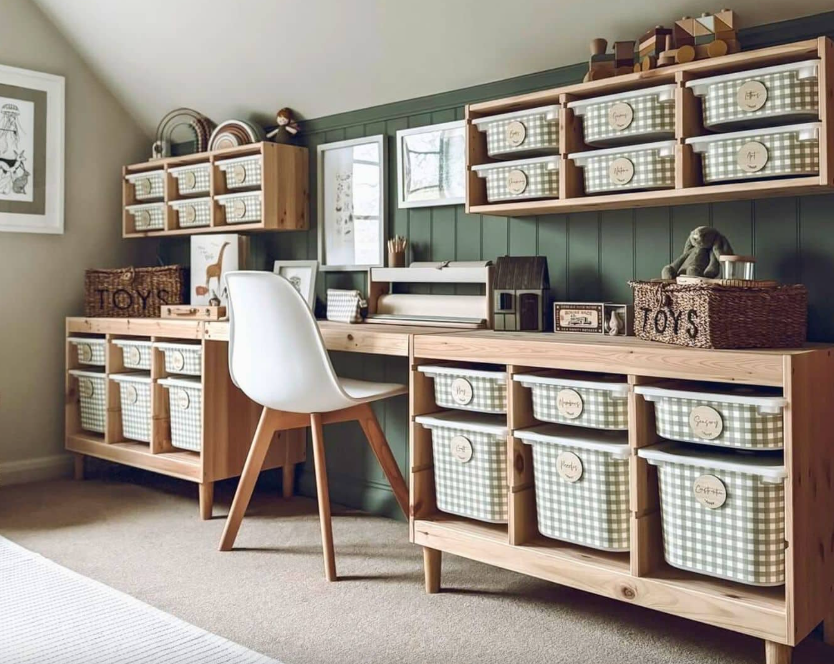 Weekend Project: DIY Kids’  Trofast Desk with Built‑In Storage