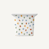 Bubble letter decal for IKEA Trofast tubs