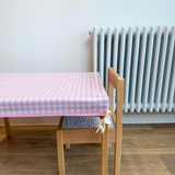 Pink Gingham Latt Cover