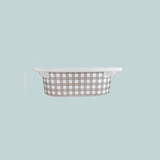 Taupe Gingham