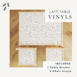 IRIS Latt table set