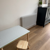 Sage Gingham Flisat Cover