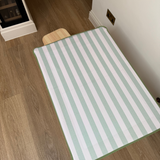 Mint Stripe Flisat Cover