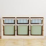 Blue Stripe and Green Gingham Bundle - while stock lasts