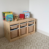Honey Checkerboard for IKEA Trofast tub