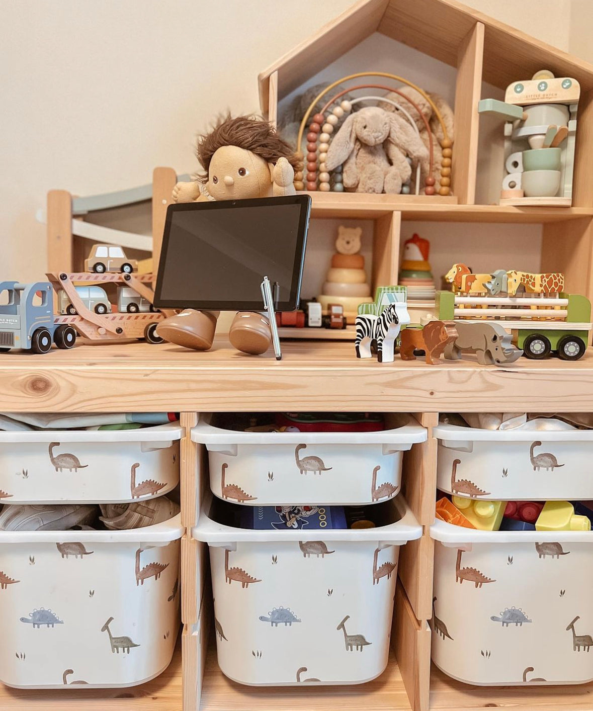 IKEA Trofast hack for storage tubs