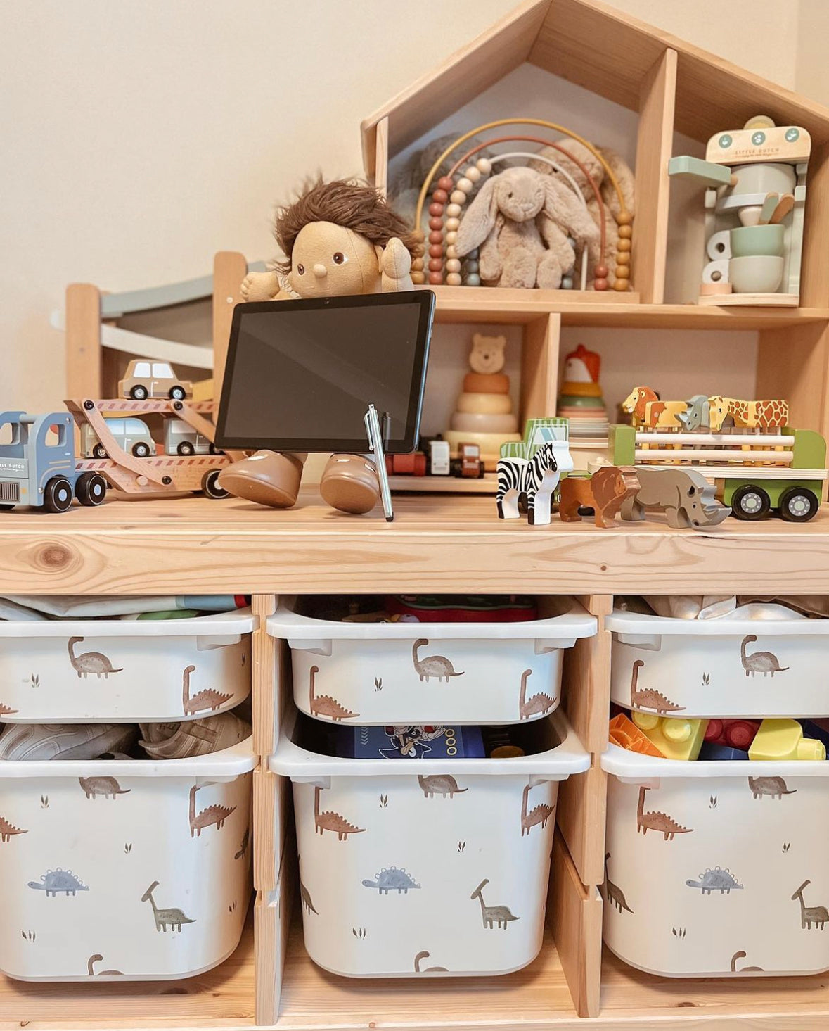 IKEA Trofast hack for storage tubs
