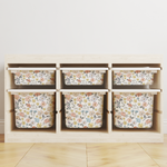 Floral Trofast IKEA tub sticker