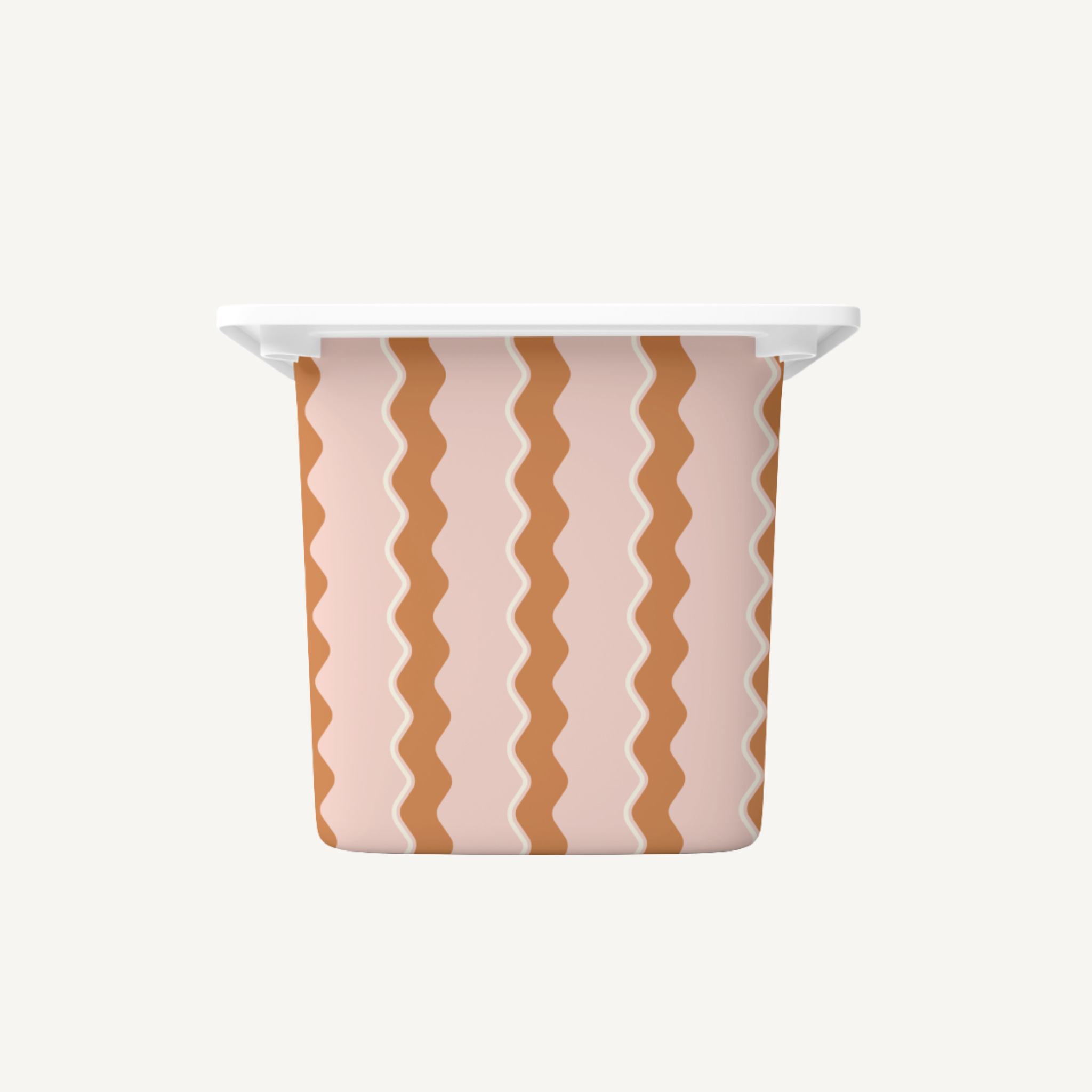 Wavey Pink and Orange Trofast Decal