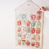 Embroidered Pocket Advent Calendar