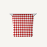 Red Gingham decal for IKEA Trofast tub