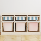 Blue Stripe and Pink Gingham bundle - while stock lasts