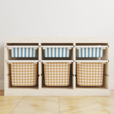 Blue Stripe and Honey Gingham bundle - while stock lasts