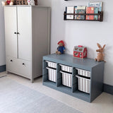 Vintage Stripe decal for IKEA Trofast tub