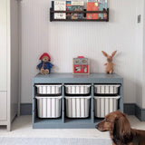 Vintage Stripe decal for IKEA Trofast tub
