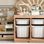 Ikea Trofast with pink star decal