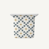 Whimsical Blue Star decal for IKEA Trofast tub