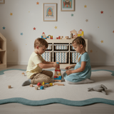 Retro Squiggly Stripe decal for IKEA Trofast tub