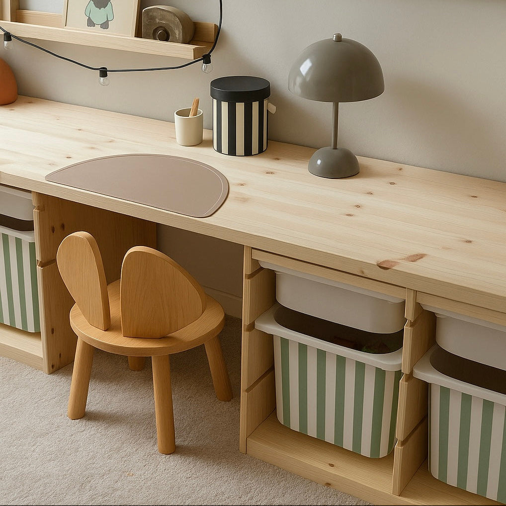 green striped ikea trofast tub decal