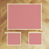 Strawberry Gingham Latt Decal Set