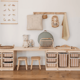 Retro Pink and Orange Squiggle