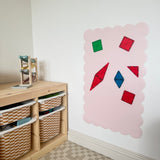 Scallop Edge Magnetic Wall Decal®
