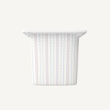 Whimsical Pink Stripe for IKEA Trofast tub